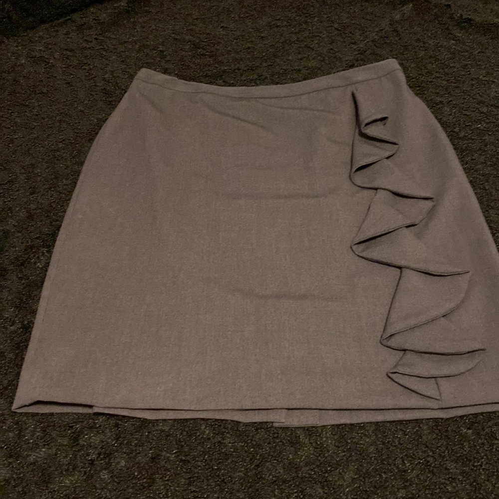 Dark gray pencil skirt